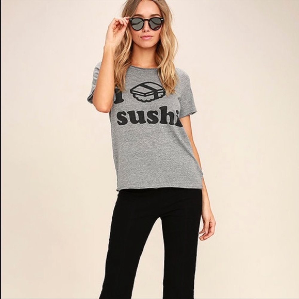 Chaser I love sushi short sleeve T-shirt